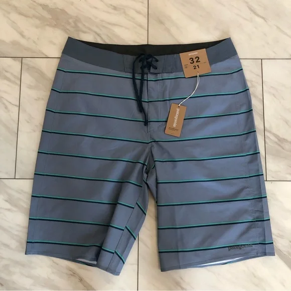 Patagonia Men's Hydropeak 21 'Light Plume Grey' Boardshorts 86480-SP22